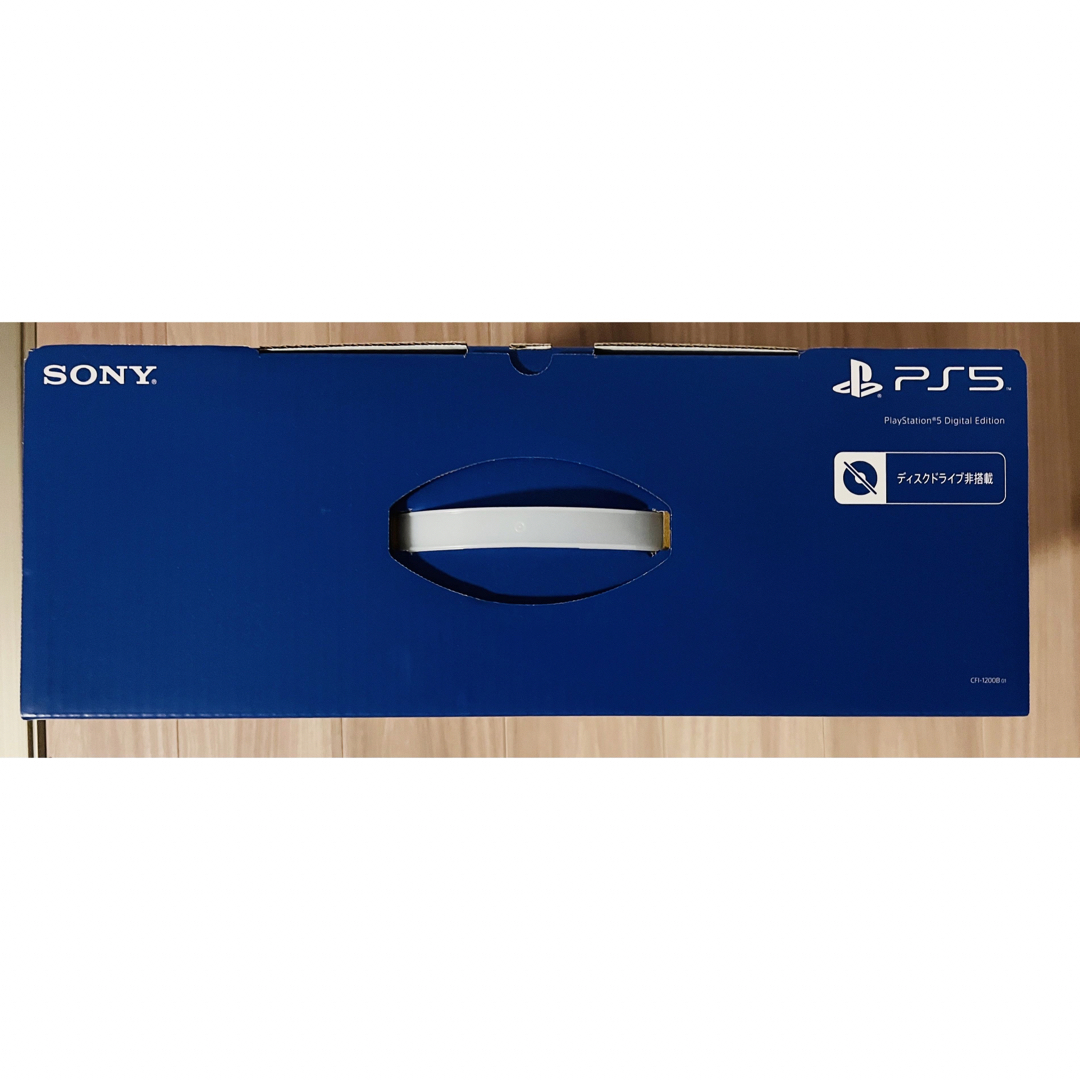 SONY(ソニー)のPlayStation5 CFI-1200B01 デジタルエディション　新品 エンタメ/ホビーのゲームソフト/ゲーム機本体(家庭用ゲーム機本体)の商品写真