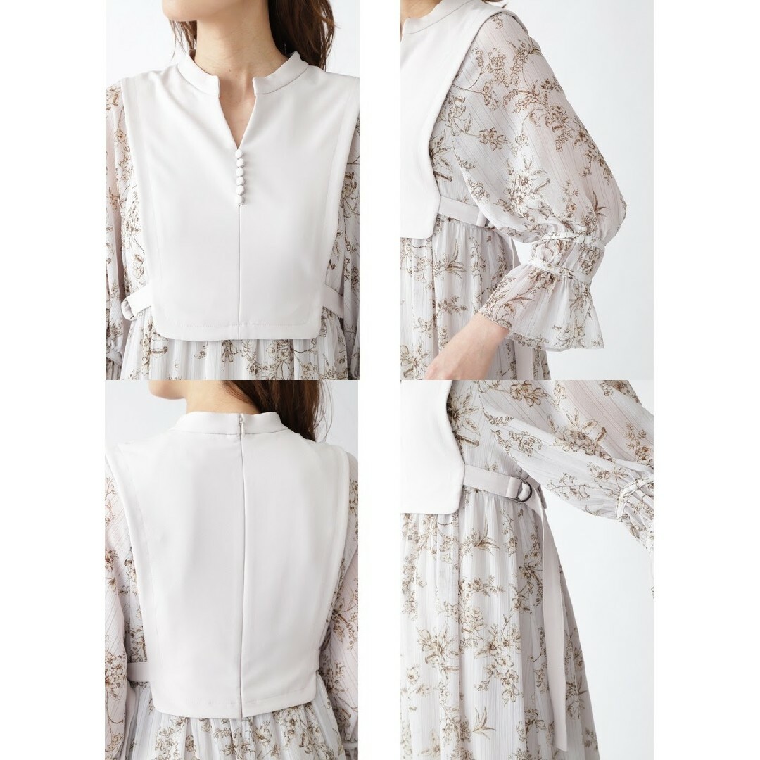 JILLSTUART(ジルスチュアート)の新品　ミランダコンビワンピース 　JILLSTUART レディースのワンピース(ロングワンピース/マキシワンピース)の商品写真