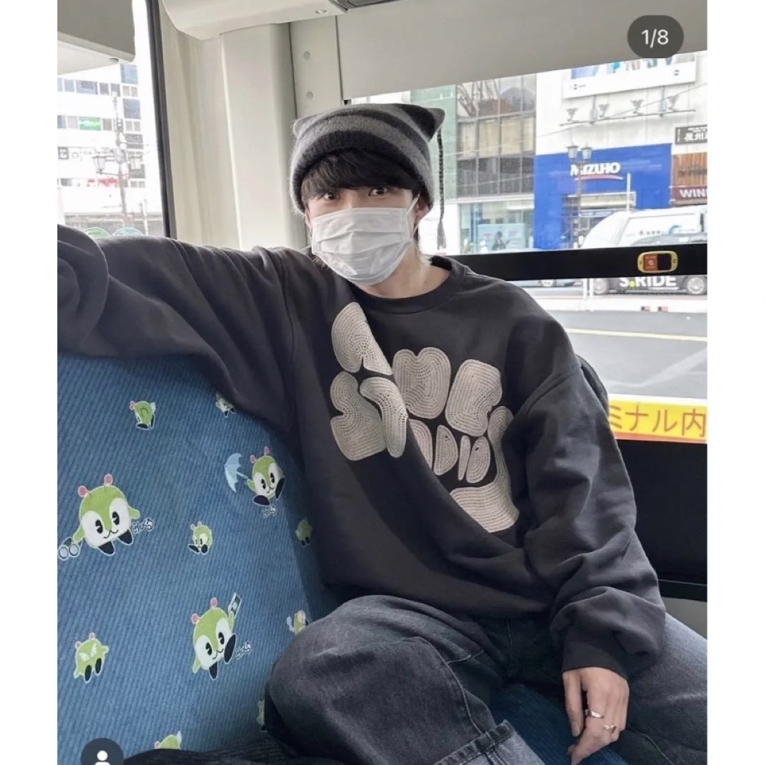 Acne Studios - Acne Studios バブルロゴ クルーネックセーター Mの