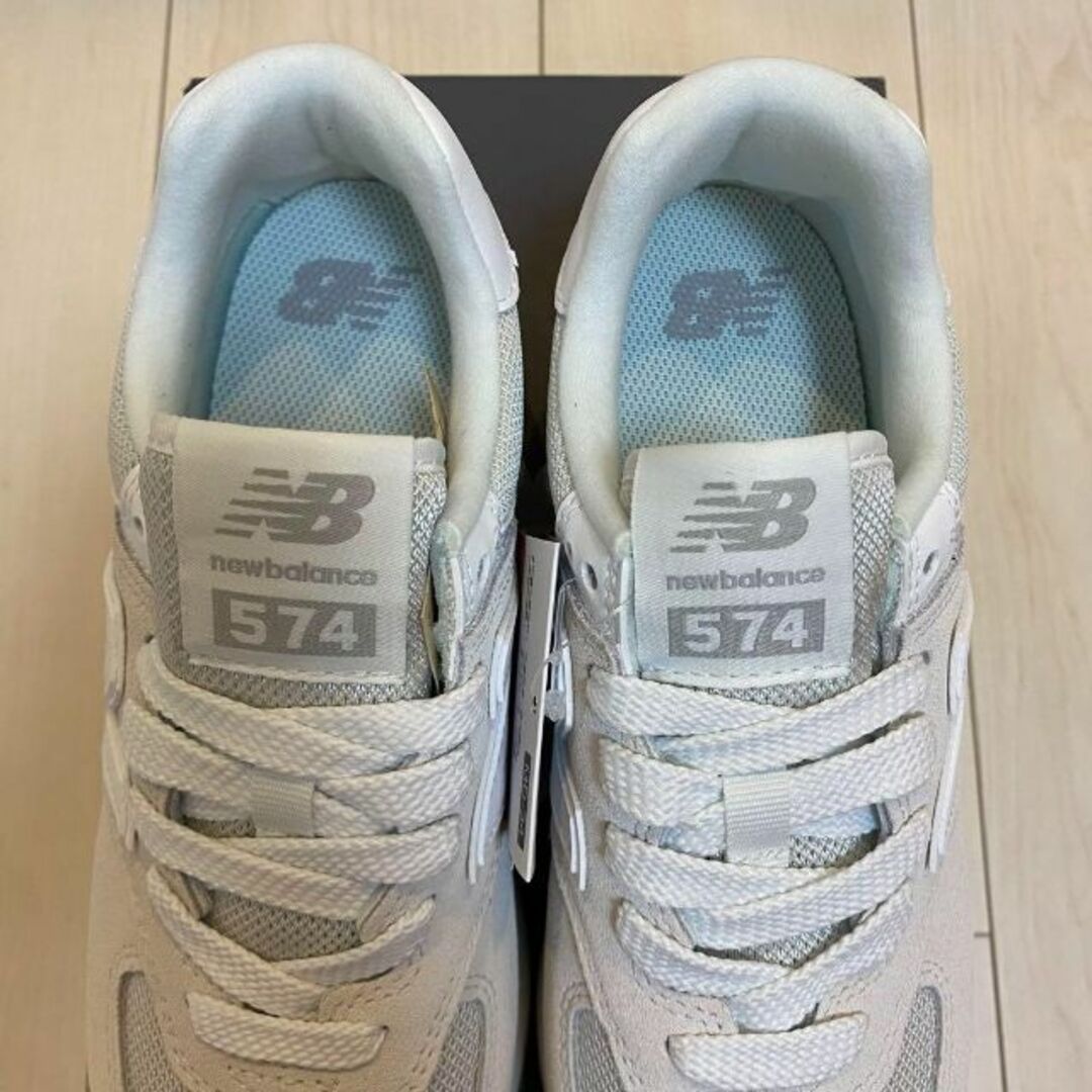 24 cm New Balance レディース 厚底 WL574Z ホワイト