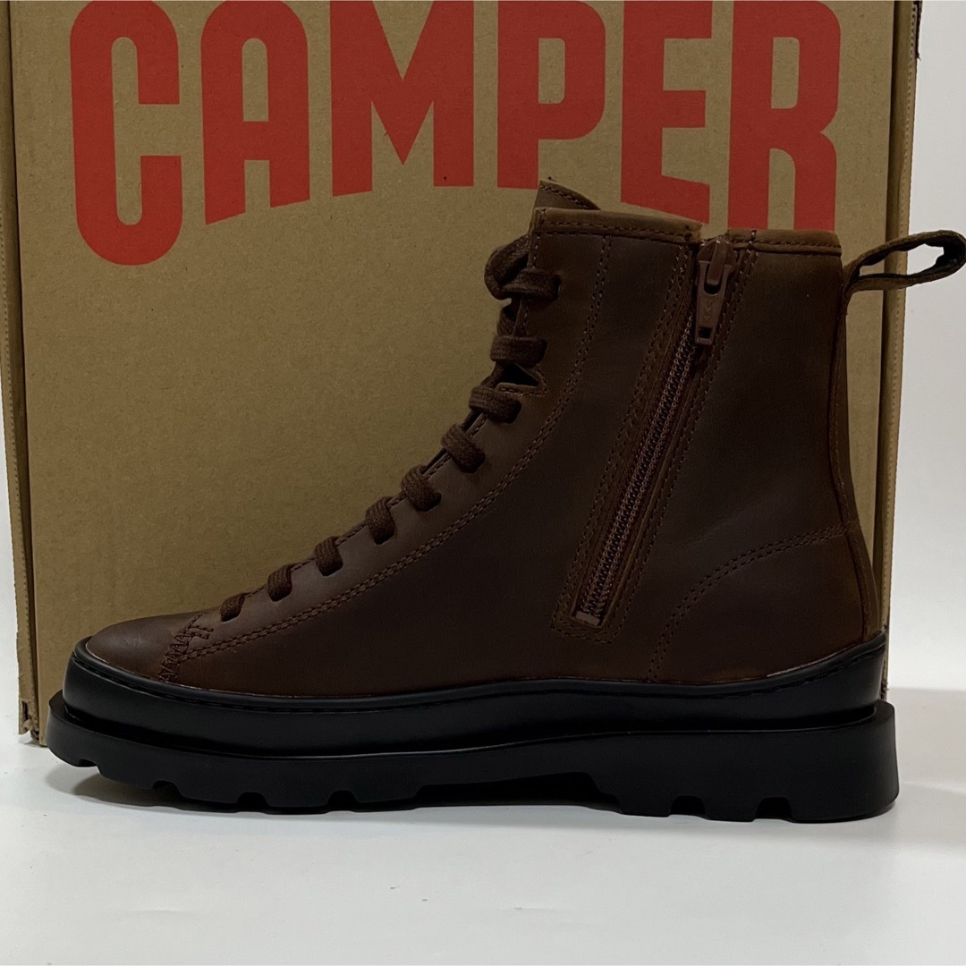 新品 Camper Brutus カンペール レザーブーツ ブラウン