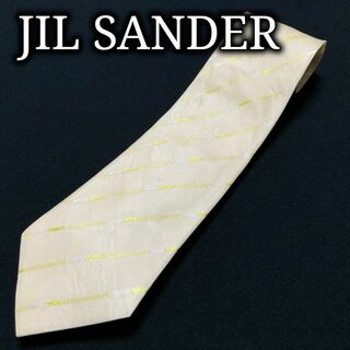 ジルサンダー(Jil Sander)のジルサンダー レジメンタル ライトイエロー ネクタイ A103-X02(ネクタイ)