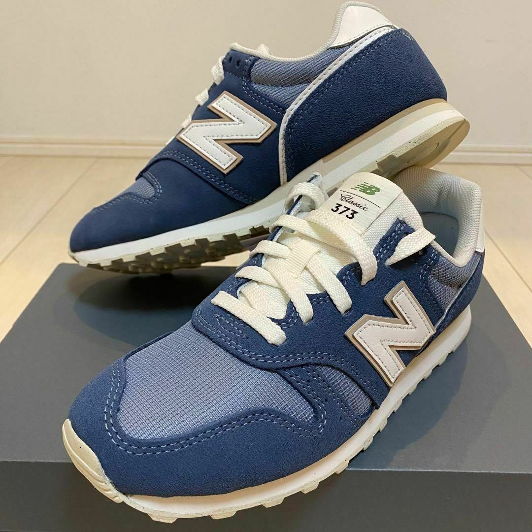 New Balance(ニューバランス)の【新品！】23.5cm ニューバランス　ネイビー　スニーカー！【送料無料！】 レディースの靴/シューズ(スニーカー)の商品写真