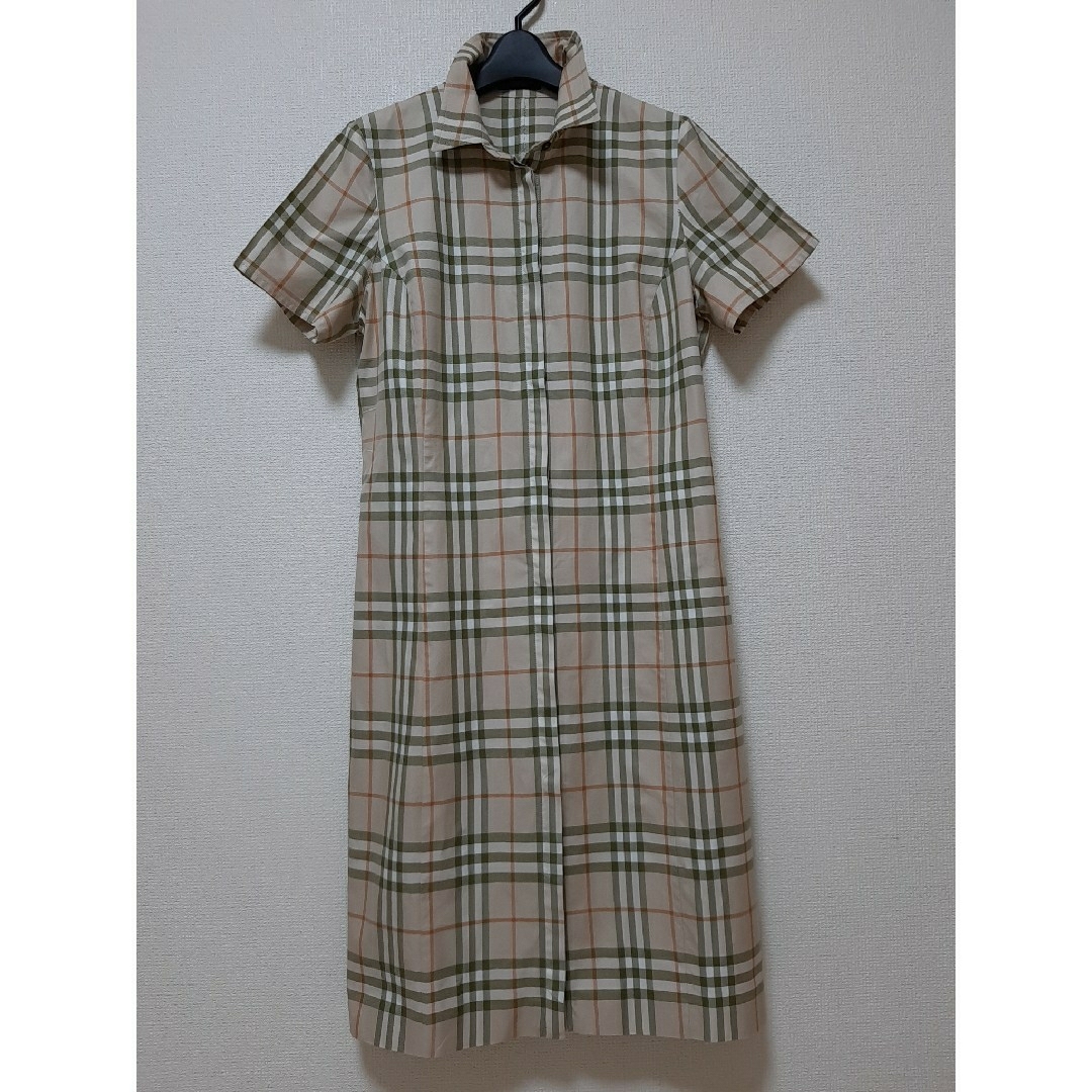 BURBERRY - #BURBERRY-LONDONノバチェックワンピース(コート風可)綿100