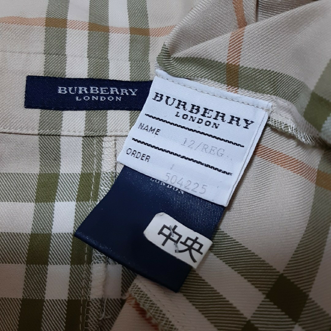 BURBERRY - #BURBERRY-LONDONノバチェックワンピース(コート風可)綿100