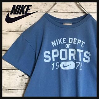 ナイキ(NIKE)の【入手困難】ナイキ　ロゴ入りビッグプリントTシャツ　レア　E292(Tシャツ(半袖/袖なし))