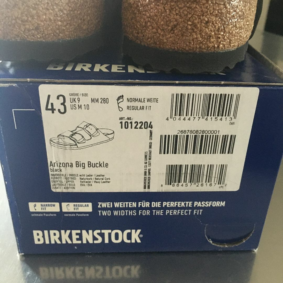 BIRKENSTOCK - 超希少!普通幅 28cmビッグバックル BIRKENSTOCK - 超希少!普通幅 28cmビッグバックル