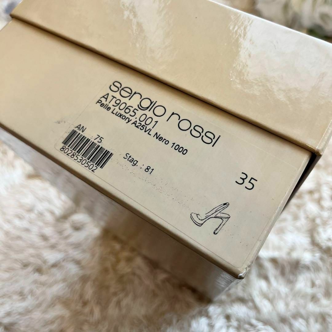 Sergio Rossi(セルジオロッシ)のセルジオロッシ/サンダル/バックストラップ/22cm/ブラック レディースの靴/シューズ(サンダル)の商品写真