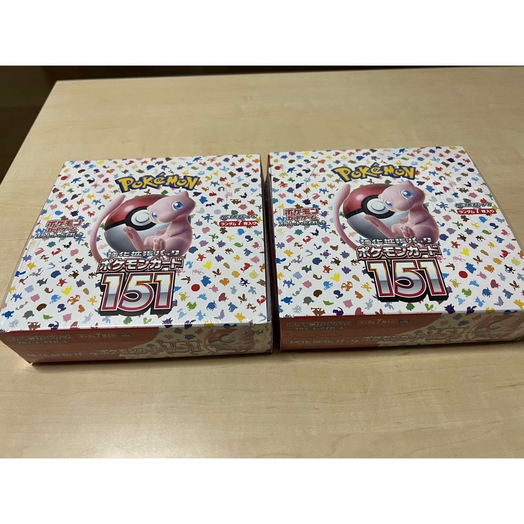 ポケモンカード151 シュリンク付き 2Boxの通販 by sea's shop|ラクマ