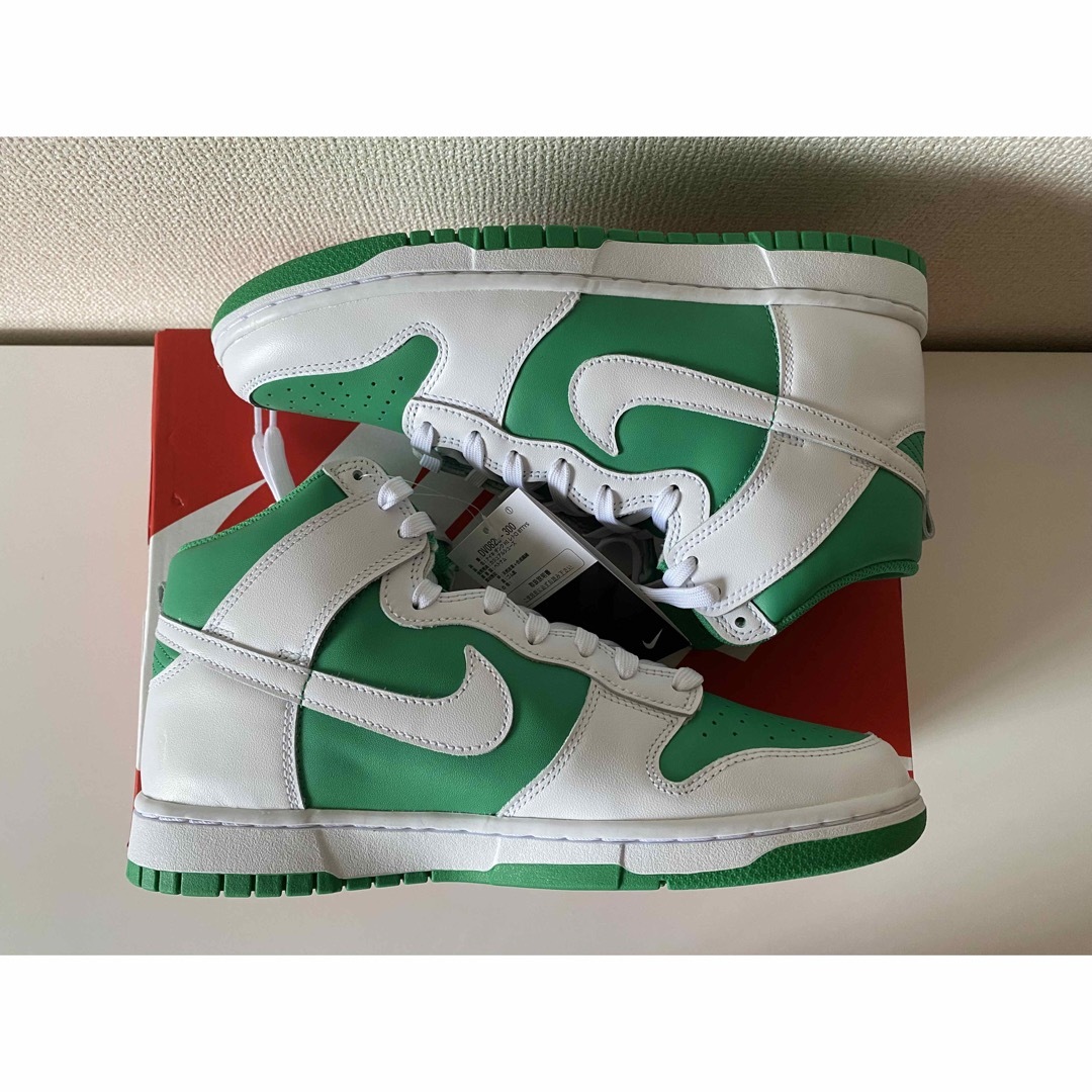 NIKE DUNK HIGH "VNTG" 白緑　27cm