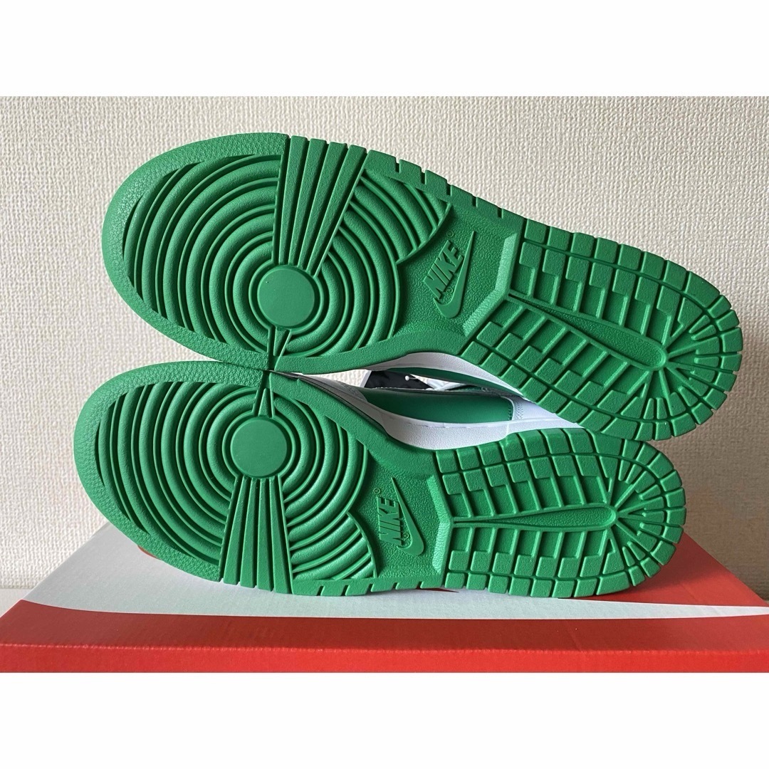 ナイキ ダンク ハイ グリーン/ホワイト 新品 25.5cm Nike Dunk