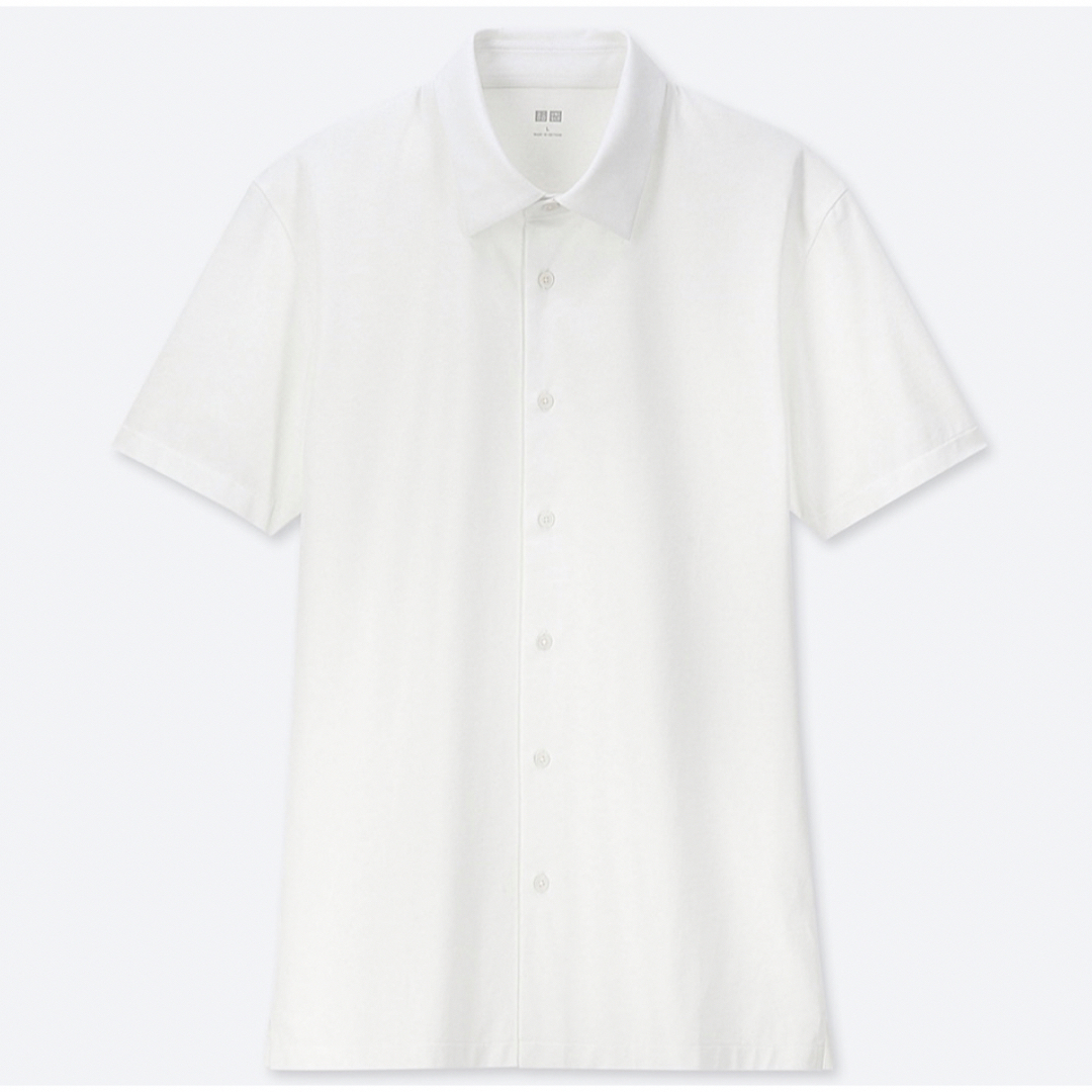 UNIQLO(ユニクロ)のエアリズムフルオープンポロシャツ　半袖シャツ　メンズ　新品未使用　カジュアル メンズのトップス(ポロシャツ)の商品写真