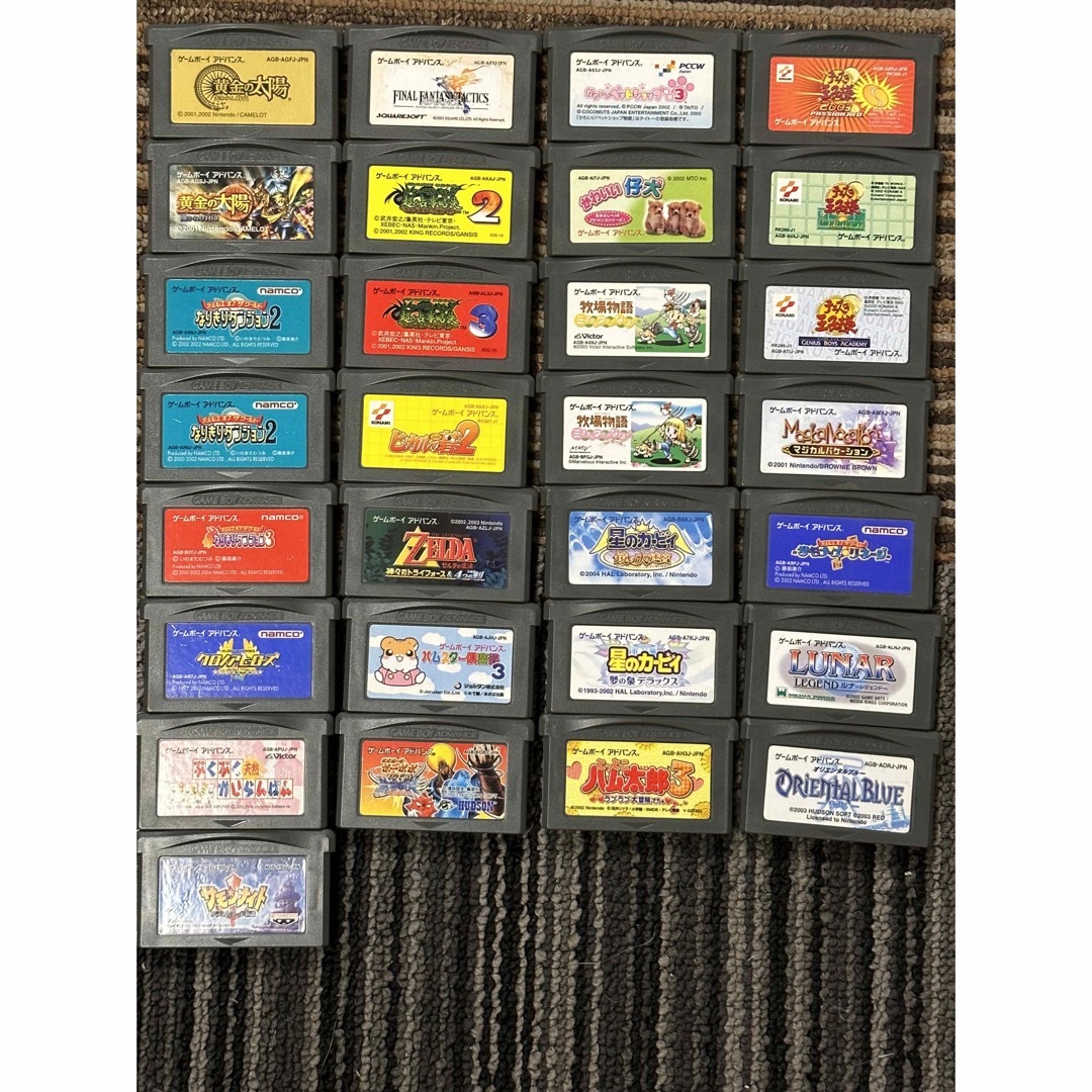 GBA ソフトセット ゲームボーイアドバンス 商品の状態 ゲームソフト