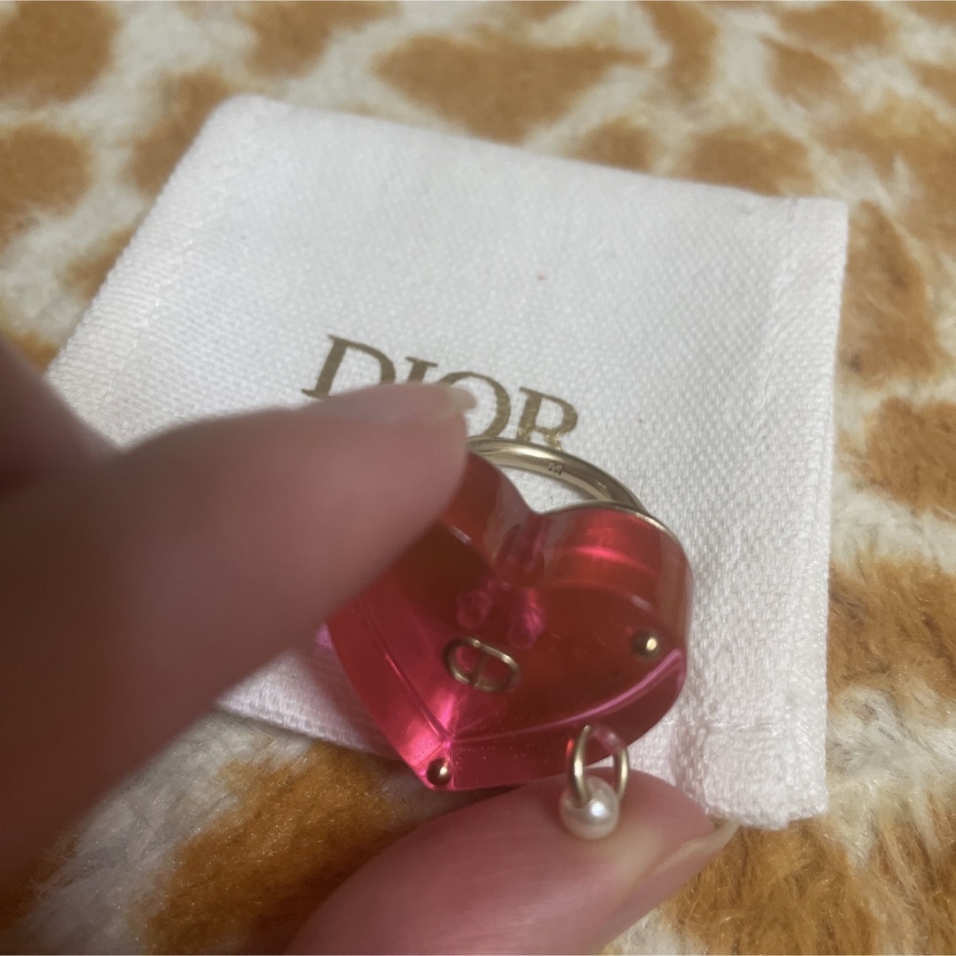 Christian Dior(クリスチャンディオール)のクリスチャン・ディオール　リング　ハート レディースのアクセサリー(リング(指輪))の商品写真