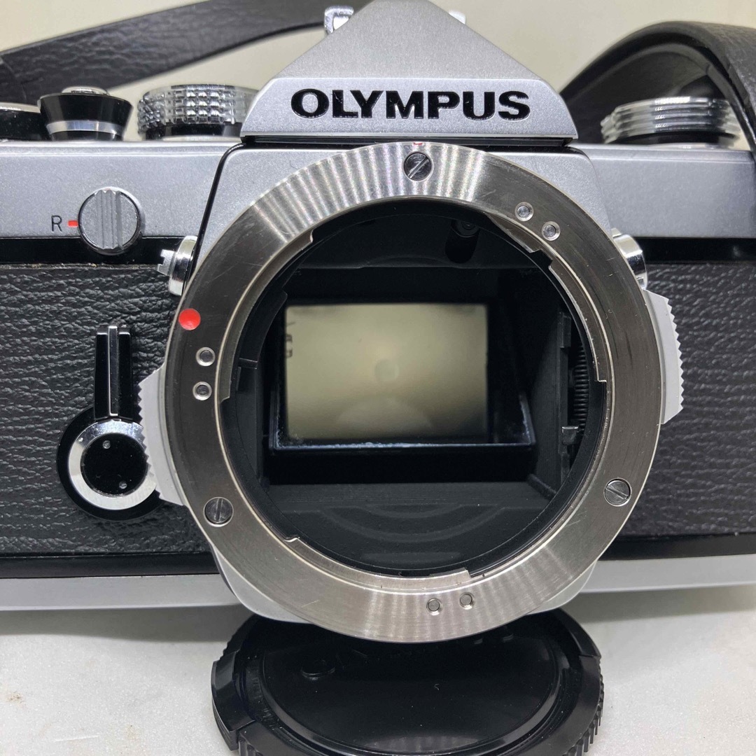 OLYMPUS(オリンパス)のOLYMPUS M-1とM-SYSTEM 50mm F1.8のセットになります。 スマホ/家電/カメラのカメラ(フィルムカメラ)の商品写真