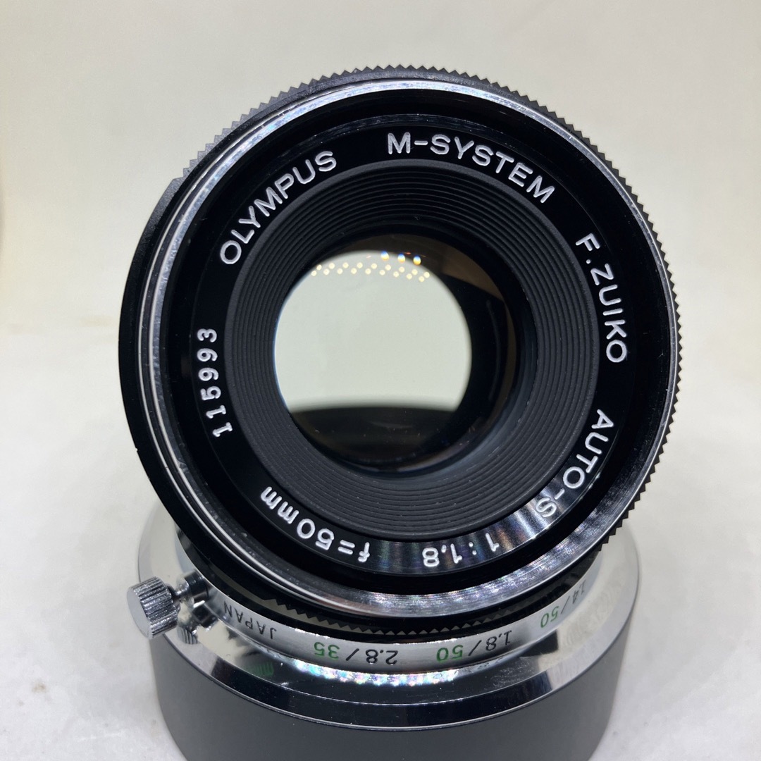 OLYMPUS(オリンパス)のOLYMPUS M-1とM-SYSTEM 50mm F1.8のセットになります。 スマホ/家電/カメラのカメラ(フィルムカメラ)の商品写真