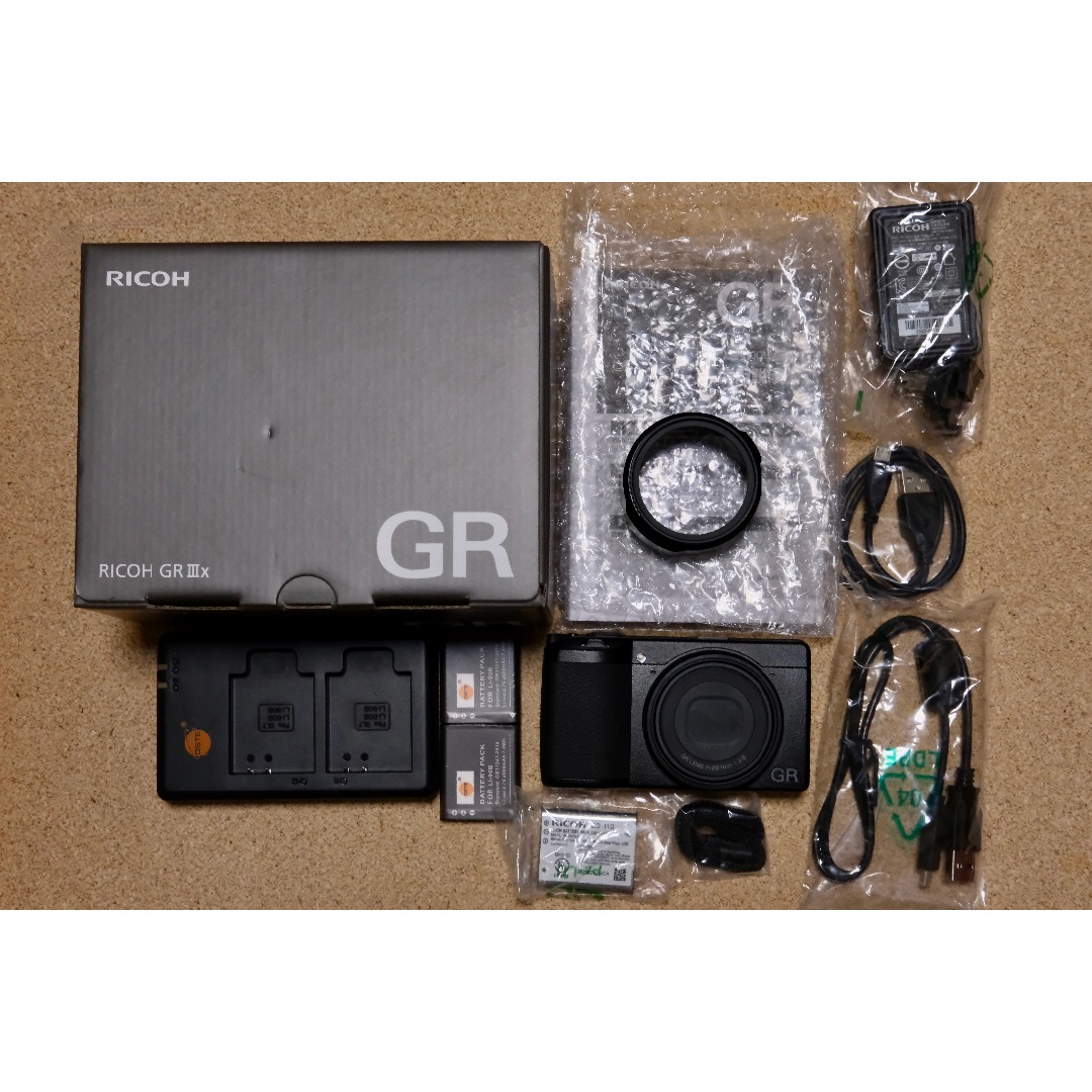 美品　RICOH GR Ⅲx本体+オプション多数