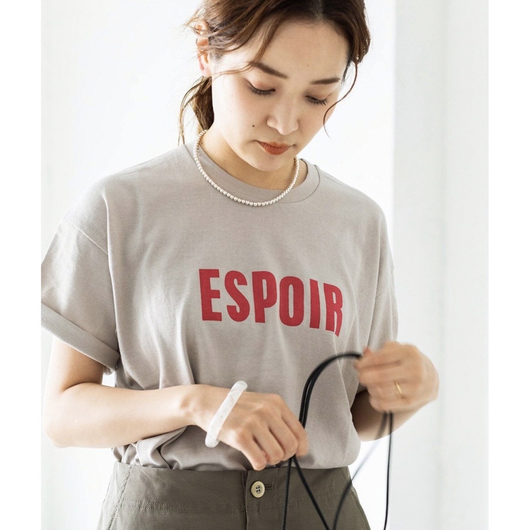 IENA(イエナ)のESPOIR Tシャツ◆ レディースのトップス(Tシャツ(半袖/袖なし))の商品写真