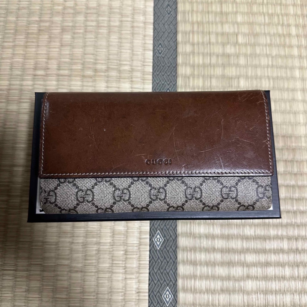 グッチ、長財布、GGスプリーム - 財布
