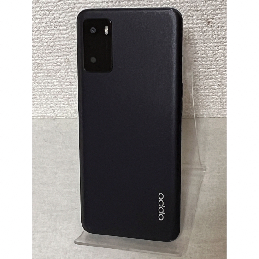 OPPO(オッポ)のOPPO A55s 5G スマホ ブラックSIMフリー スマホ/家電/カメラのスマートフォン/携帯電話(スマートフォン本体)の商品写真
