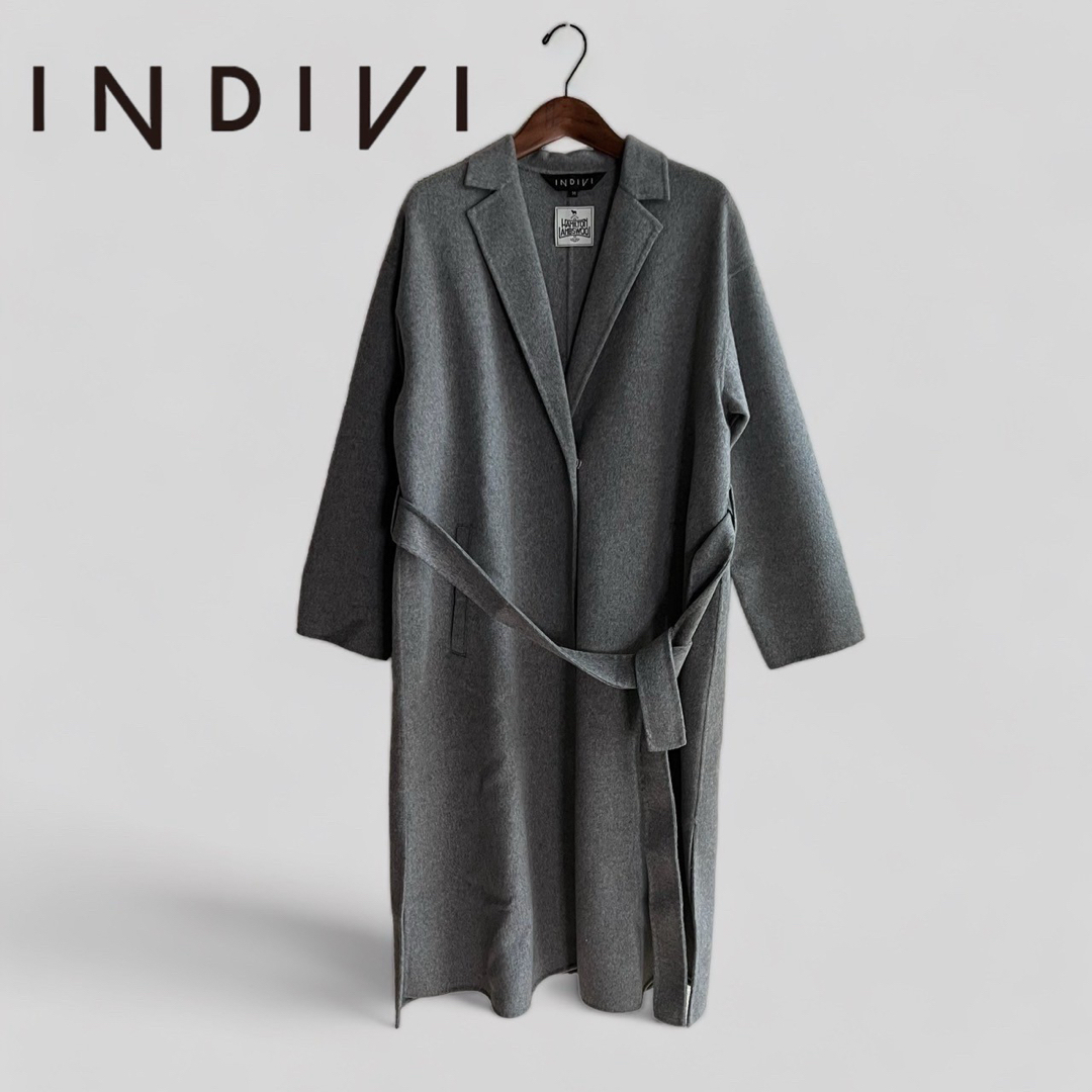 INDIVI - 未使用品 INDIVI インディヴィ ロングコートの通販 by あんし