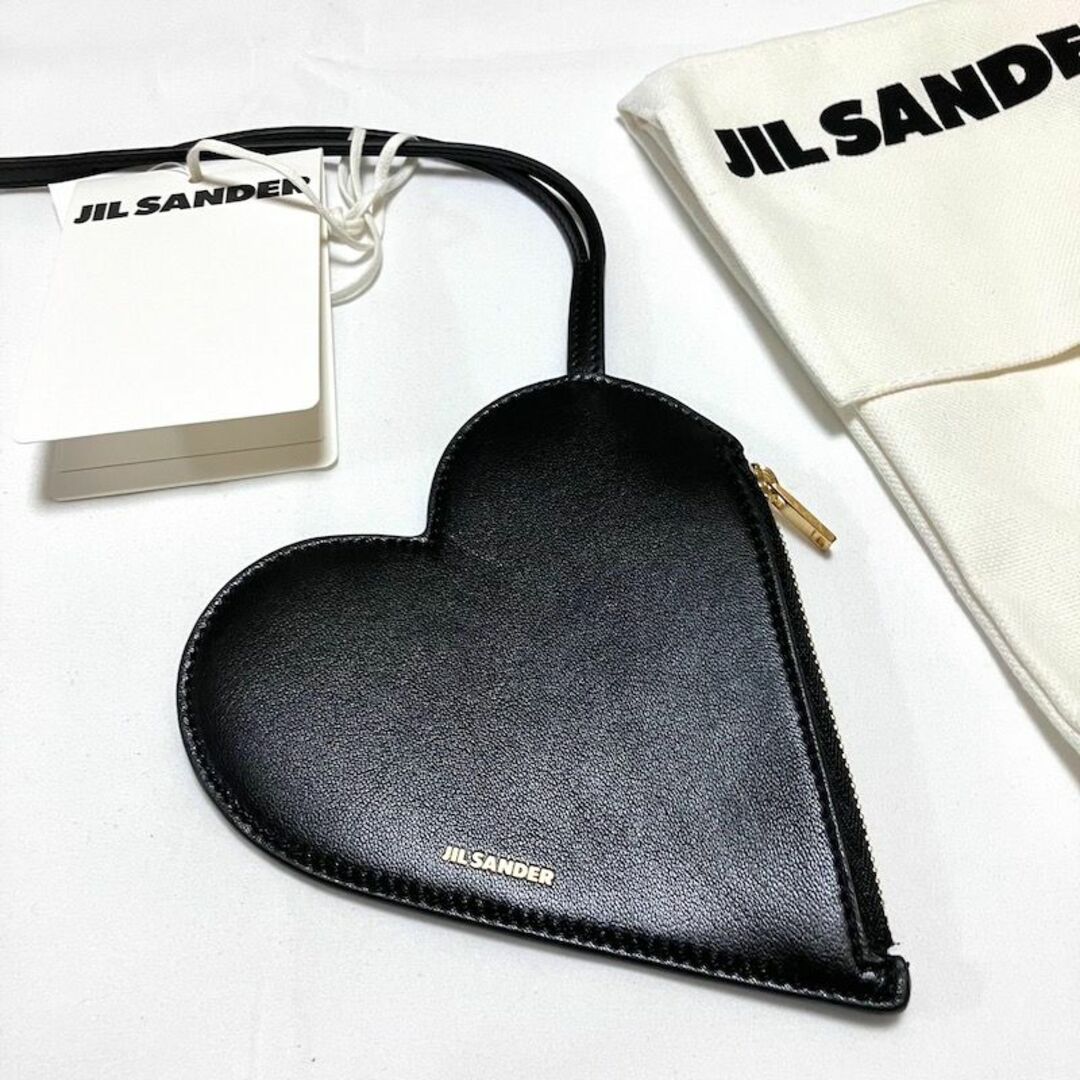 レディース新品 22aw JIL SANDER ハートレザーポーチ 5023