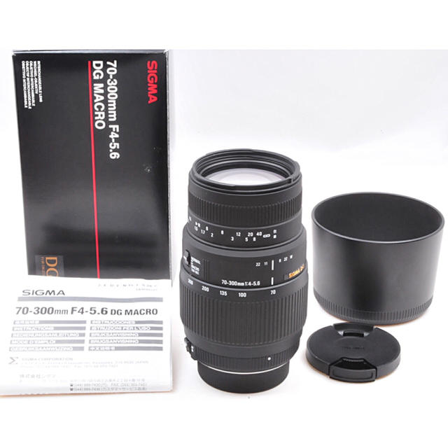 Nikon(ニコン)の⭐︎とても美品⭐︎70-300mm DG MACRO Nikon ニコン用✨ スマホ/家電/カメラのカメラ(レンズ(ズーム))の商品写真