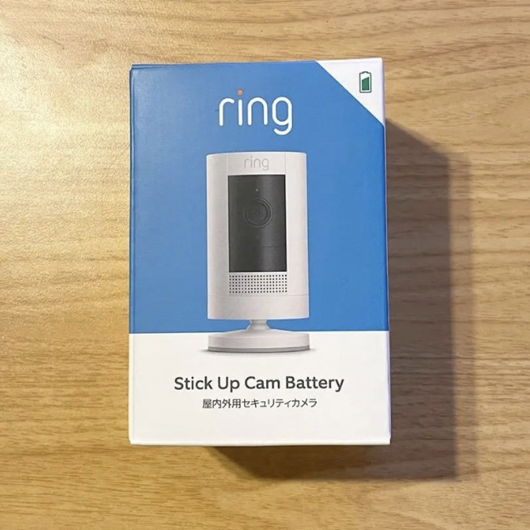 Ring Stick Up Cam Battery 屋内外用セキュリティカメラ