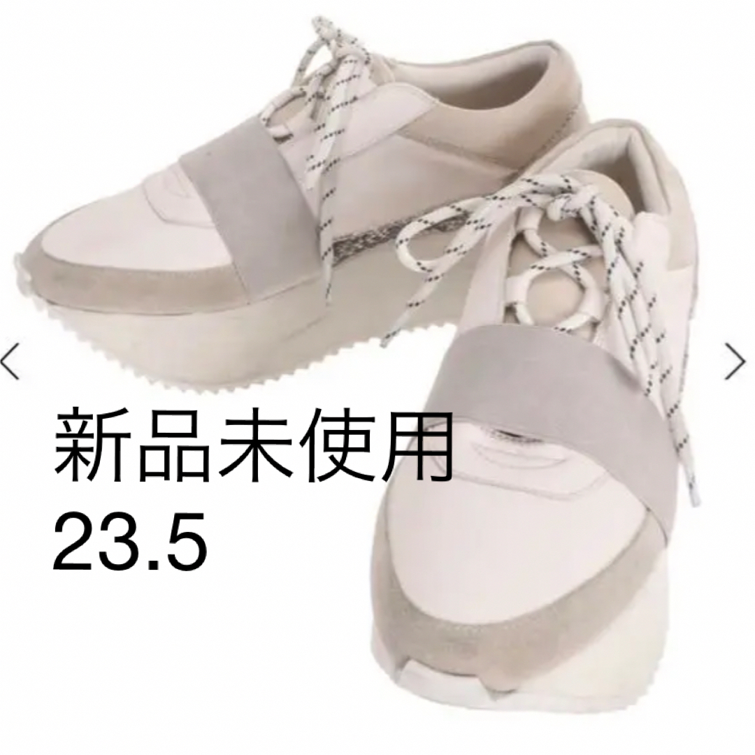 新品☆エレンディーク　プラットフォーム　スニーカー　23.5☆UGG 厚底のサムネイル