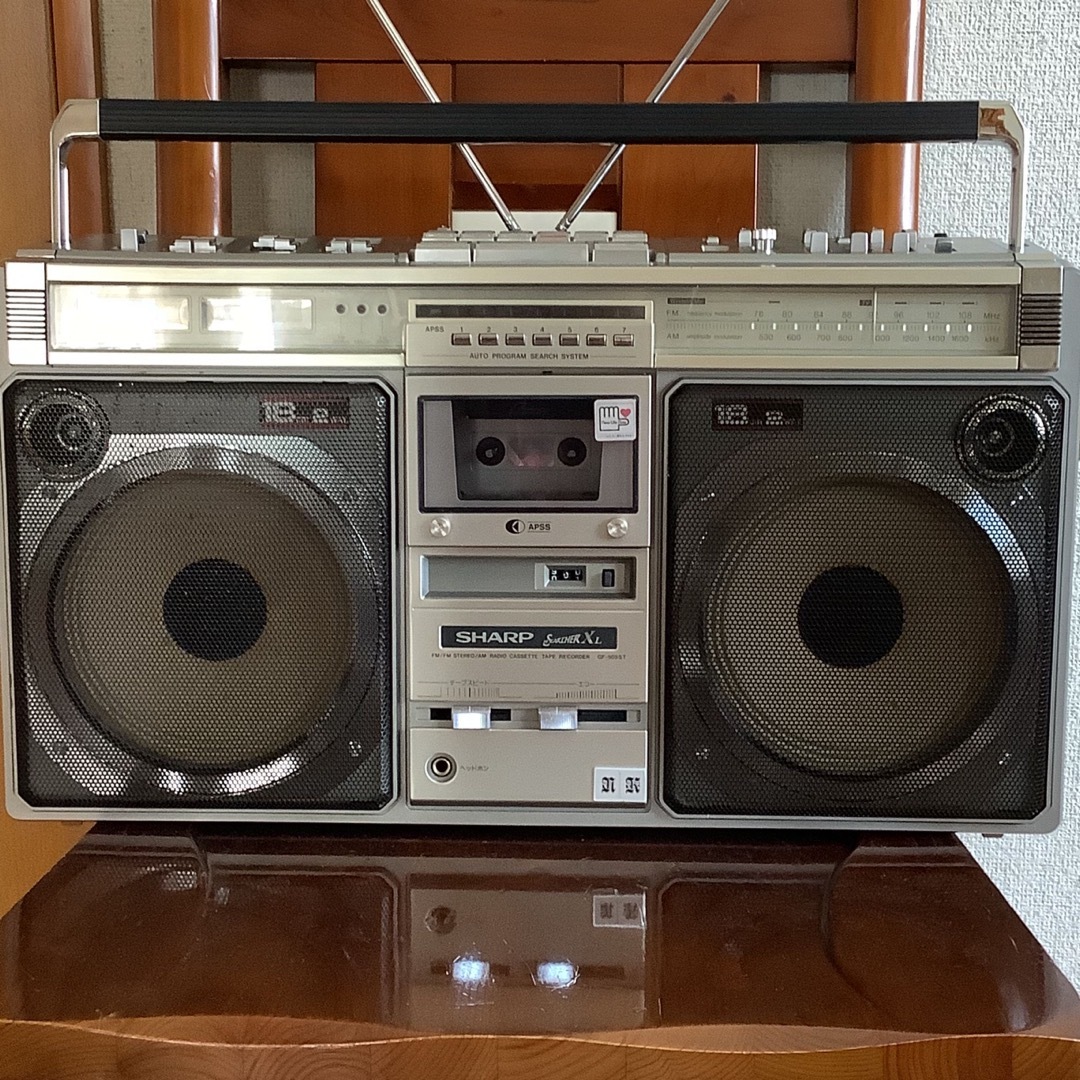 ビジネスバック SHARP ラジカセ gf-505st 70' 昭和レトロ - crumiller.com