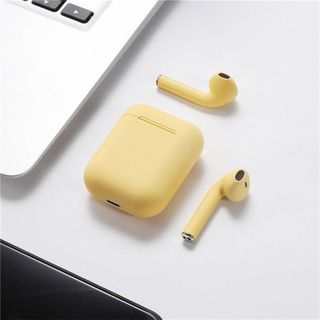 ワイヤレスイヤホン　Bluetooth 防水　イエロー(ヘッドフォン/イヤフォン)