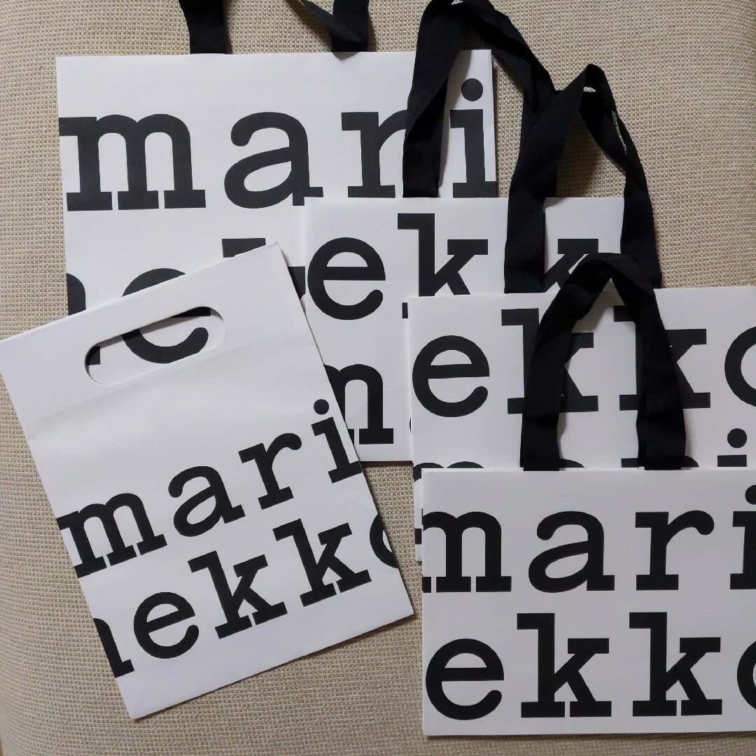 marimekko - 【専用】marimekko ロゴショップ袋 ３種５枚セットの通販