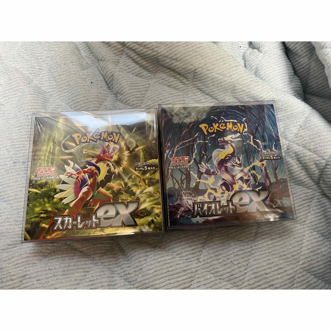 ポケモンカードバイオレットexスカーレットボックスex boxシュリンク付き