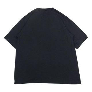 コモリ(COMOLI)のCOMOLI コモリ 22SS V01-05007 ウール 天竺 Tシャツ クルーネック 半袖 Tシャツ サイズ3 チャコール系 3【美品】【中古】(シャツ)