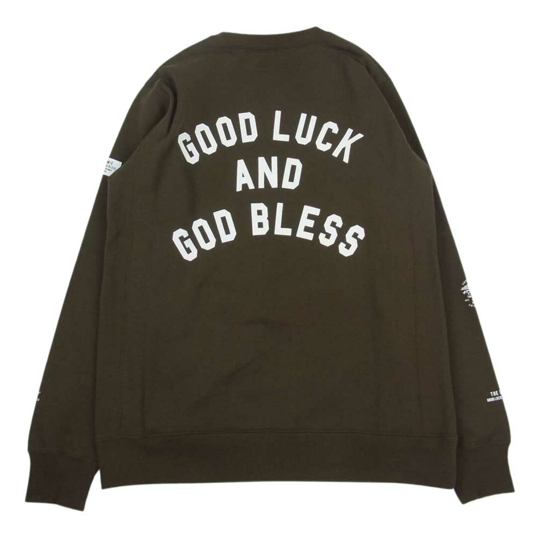 CRIMIE(クライミー)のCRIMIE クライミー CR01-01K5-CL64 GLGB CREW POCKET SWEAT クルー ポケット スウェット カーキ系 XL【中古】 メンズのトップス(スウェット)の商品写真