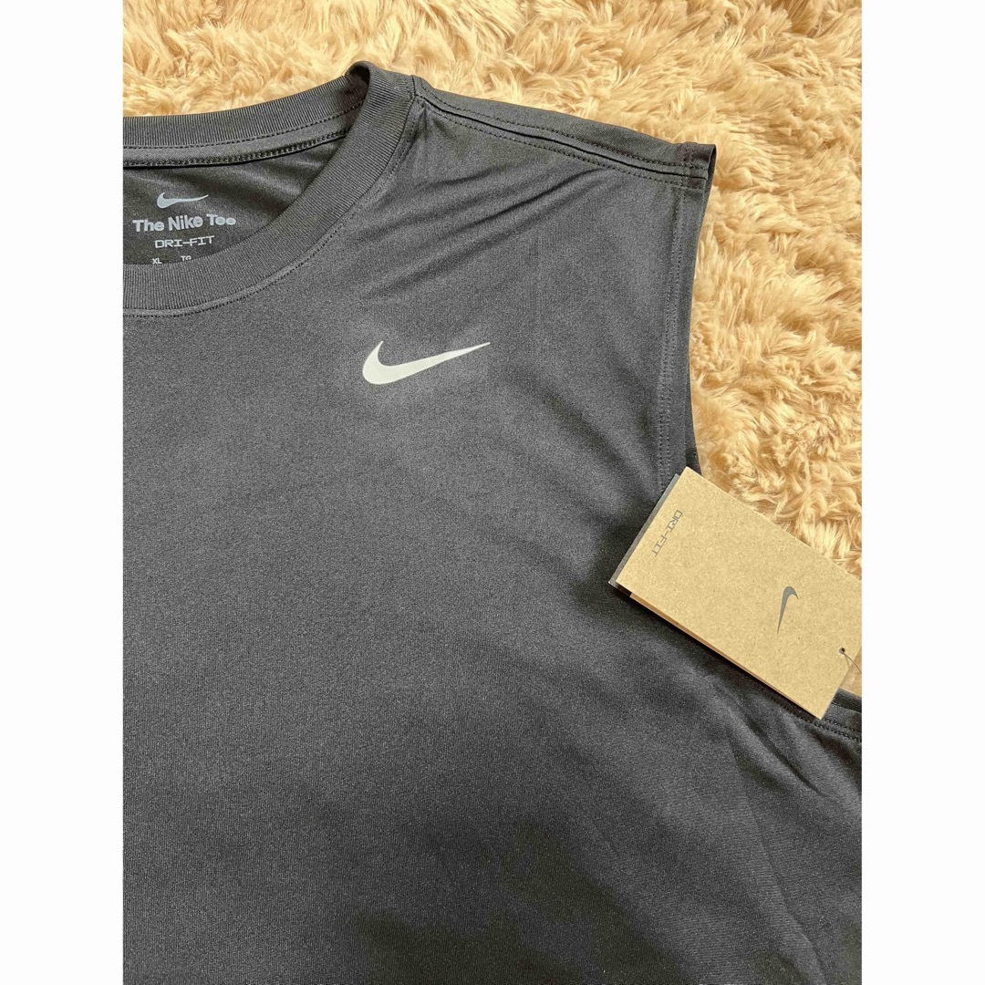 NIKE(ナイキ)のナイキ タンクトップ メンズ NIKE Dri-FITスリーブレス XLブラック スポーツ/アウトドアのランニング(ウェア)の商品写真