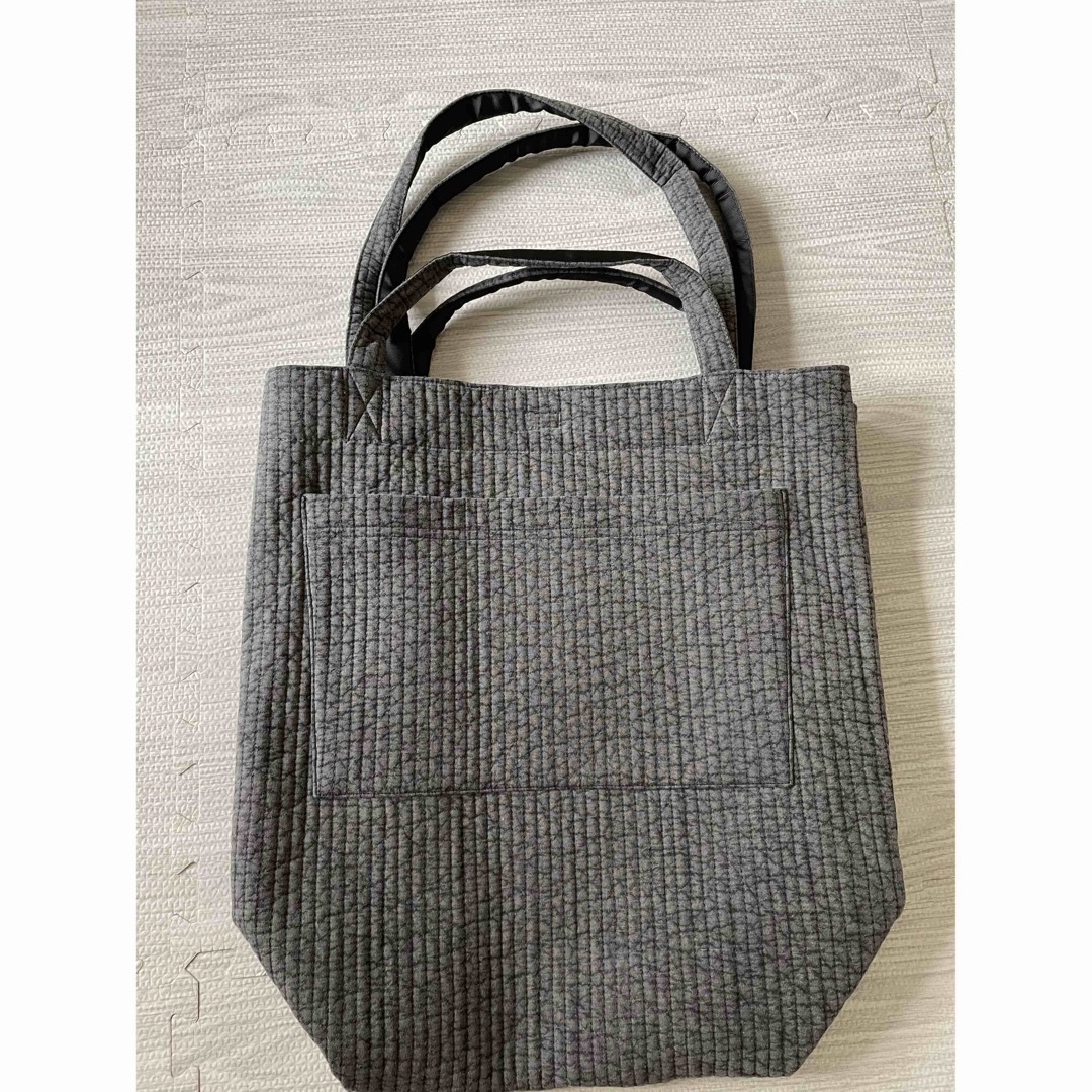 gypsohila picnic bag(M)黒 リボンバッグ 4