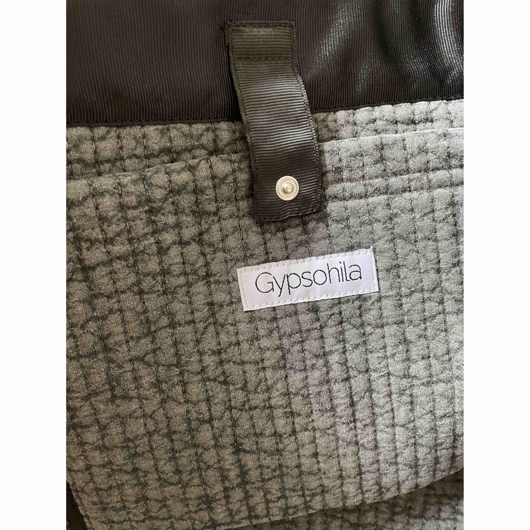 gypsohila picnic bag(M)黒 リボンバッグ 5