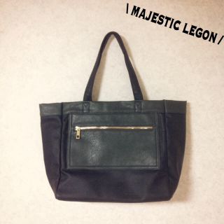 マジェスティックレゴン(MAJESTIC LEGON)の＼新品／MAJE♥️バイカラートート(トートバッグ)