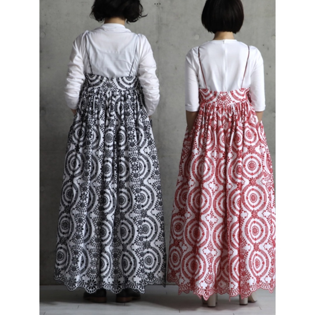 シートーキョー エンブロイダリーワンピース ブラック SHE tokyo
