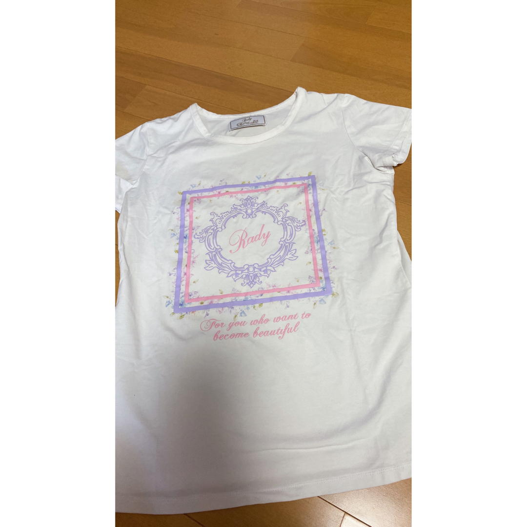 Rady(レディー)のRadyフレームTシャツ レディースのトップス(Tシャツ(半袖/袖なし))の商品写真