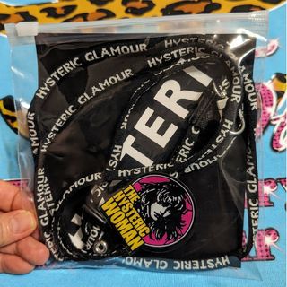 ヒステリックグラマー スマホ ショルダーストラップ 黒 完売 レア