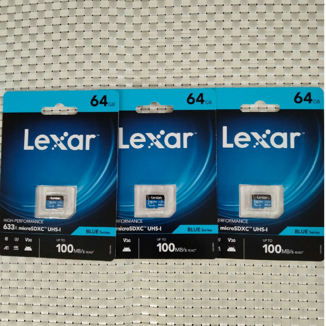 Lexar - Lexar microSDカード 64GB 3枚セットの通販 by ゆうき's shop ...