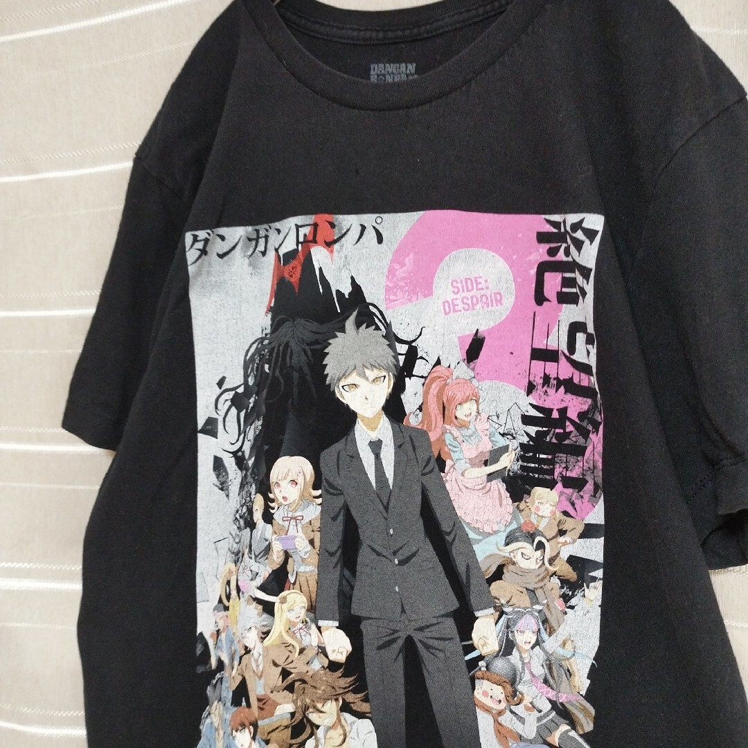 TV&MOVIE(ティービーアンドムービー)のダンガンロンパダンロンプレステアニメキャラクターTシャツtシャツムービーゲーム黒 メンズのトップス(Tシャツ/カットソー(半袖/袖なし))の商品写真