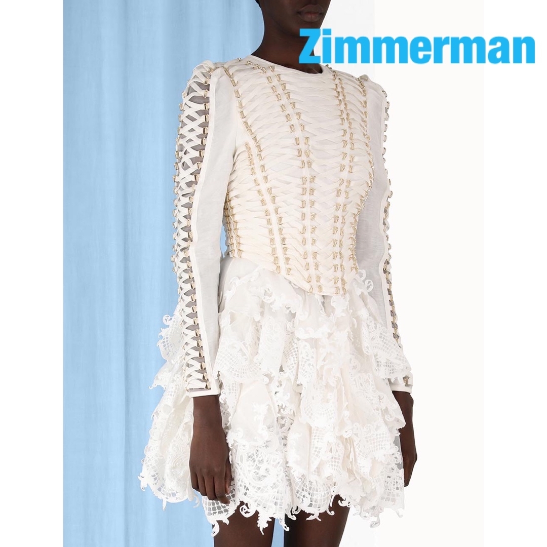 ❇️Zimmermann23春夏新作ジンマーマンホワイトドレス