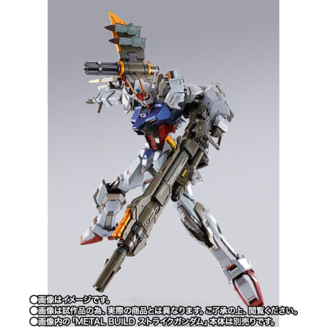 BANDAI(バンダイ)のMETAL BUILD ランチャーストライカー METAL BUILD 10th エンタメ/ホビーのおもちゃ/ぬいぐるみ(プラモデル)の商品写真