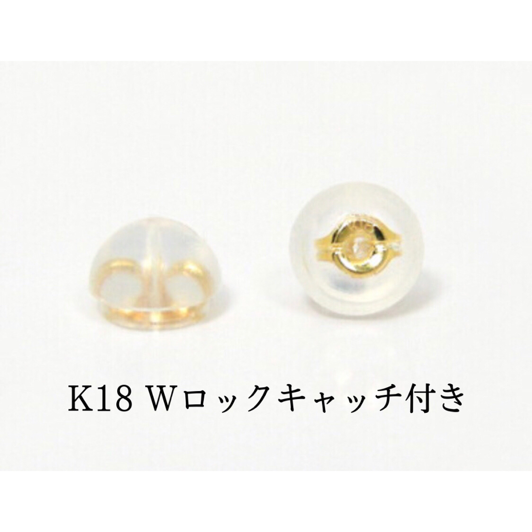 新品】K18 18金 18k 5mm 天然石シトリン ピアス 1ペアの通販 by Aqua's ...