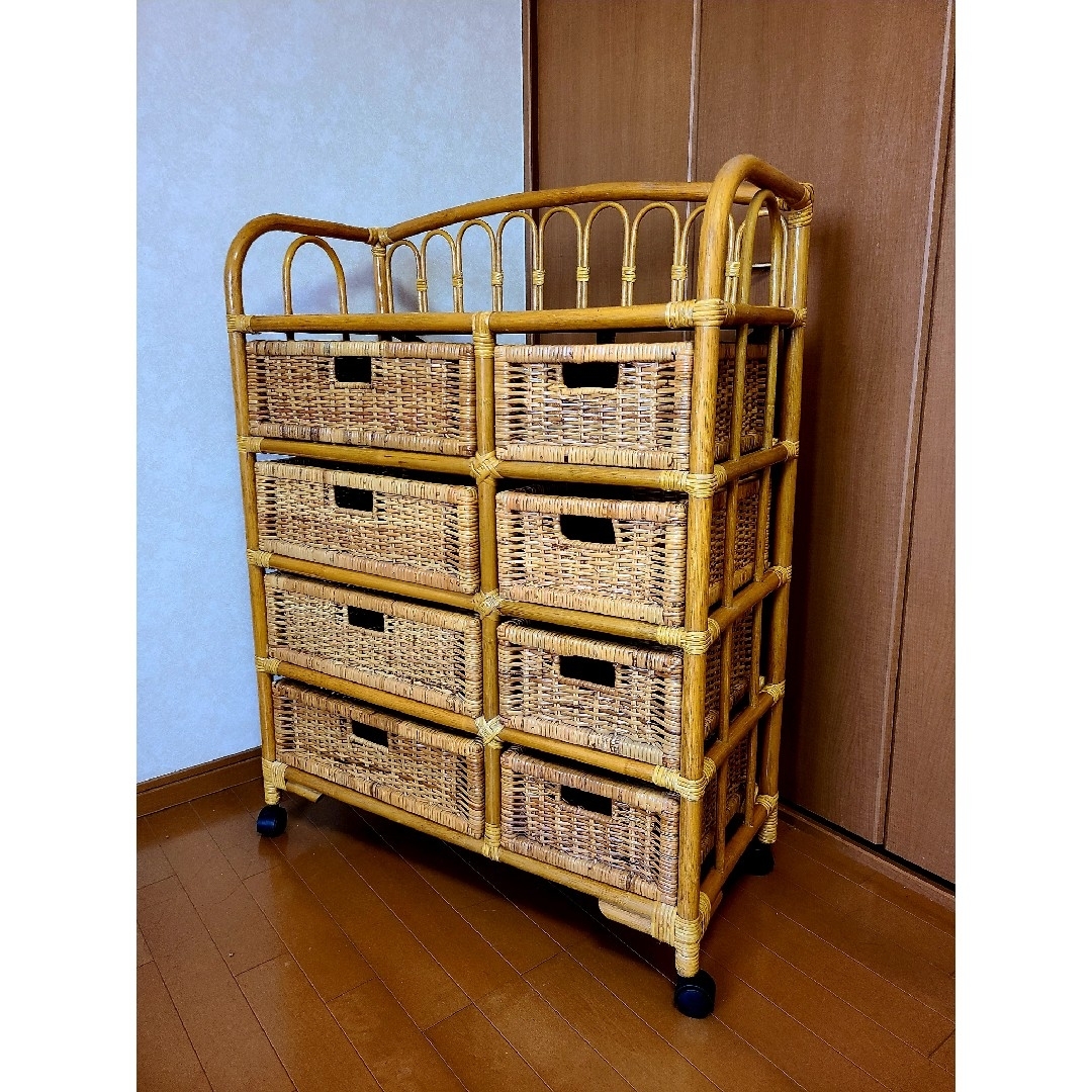 籐 ラタン チェスト 家具 タンス 箪笥 アジアンテイスト-
