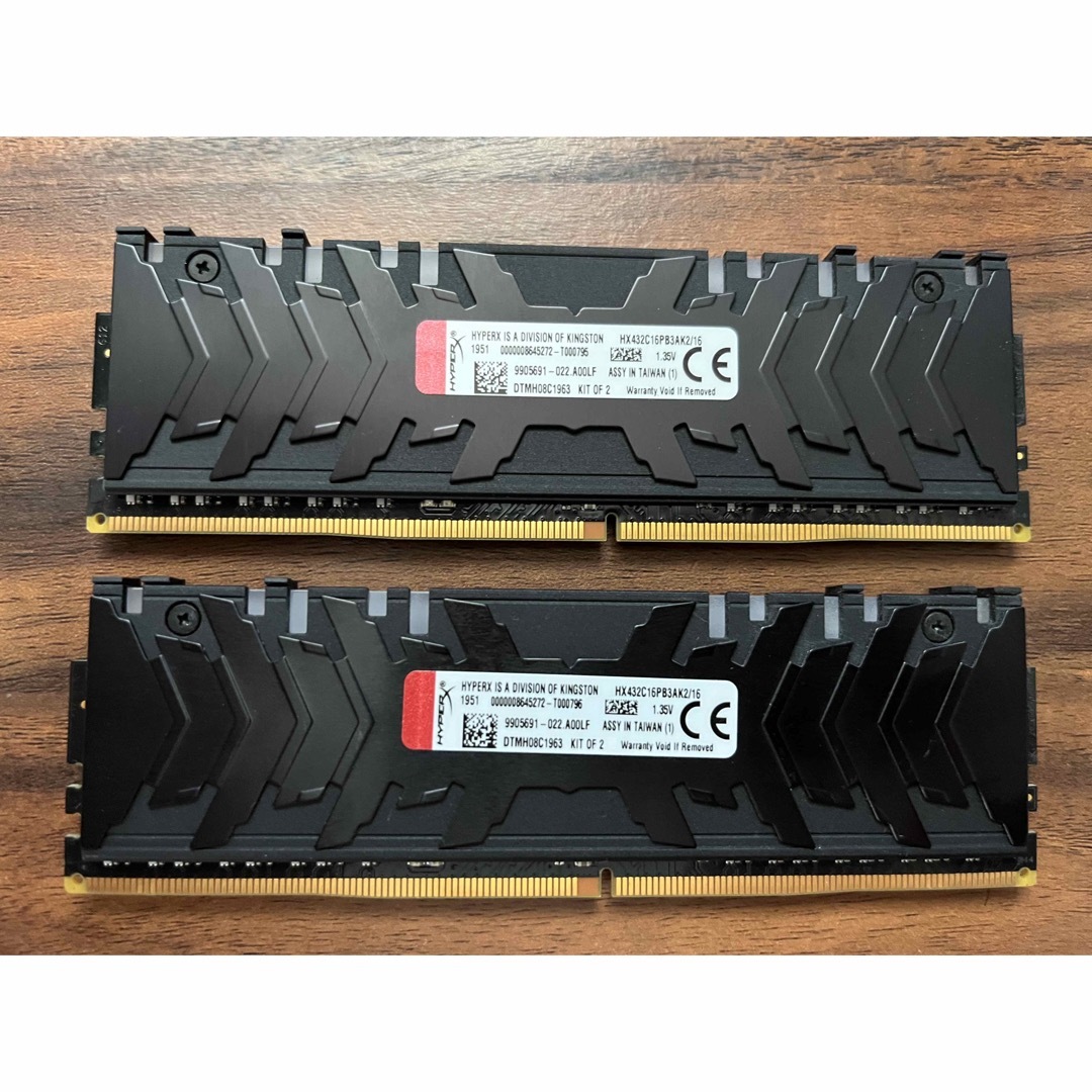 Kingston デスクトップPC用メモリ DDR4-3200 8GBx2枚 2