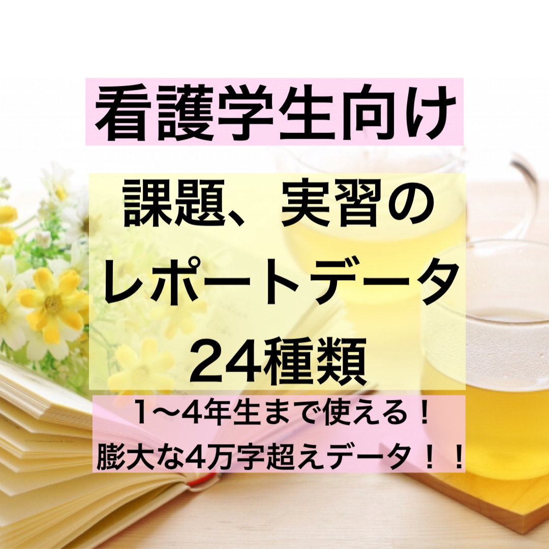 看護学生向け　実習お役立ちレポート・課題資料 エンタメ/ホビーの本(語学/参考書)の商品写真